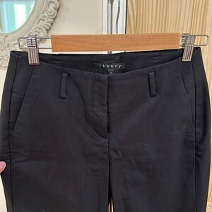Black Theory Cropped Pants in Excellent Condition